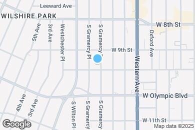 Map image of the property - 933 S Gramercy Dr