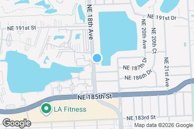 Map image of the property - 18725 NE 18th Ave