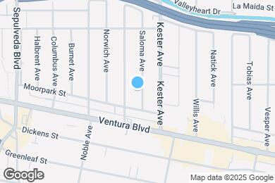 Map image of the property - 4615 Saloma Ave