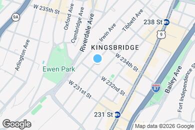 Map image of the property - 3222 Tibbett Ave