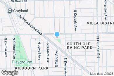 Map image of the property - 4233 W Addison St
