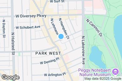 Map image of the property - 515 W Wrightwood Ave