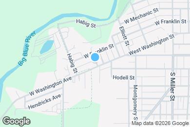 Map image of the property - 808 W Washington St