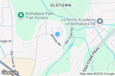 Map image of the property - 624 Bethabara Hills Ct