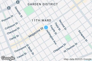 Map image of the property - 1014 Washington Avenue
