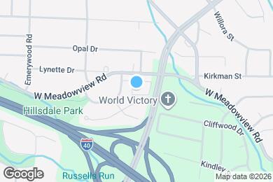 Map image of the property - 1307 W Meadowview Rd