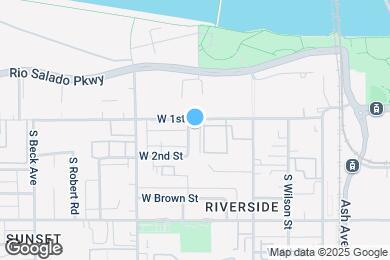 Map image of the property - McKemy @ Tempe Town Lake