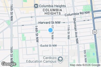 Map image of the property - 2720 13th St NW