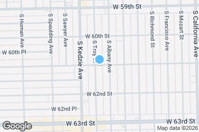 Map image of the property - 3116 W 61st St