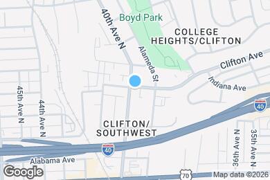 Map image of the property - 3967 Clifton Ave
