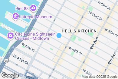 Map image of the property - 517 W 46th St