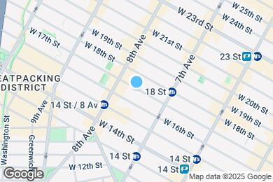 Map image of the property - 246 W 17th St