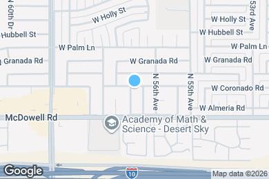 Map image of the property - 1643 N 56th Ln
