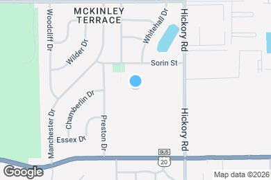 Map image of the property - South Bend Thrive