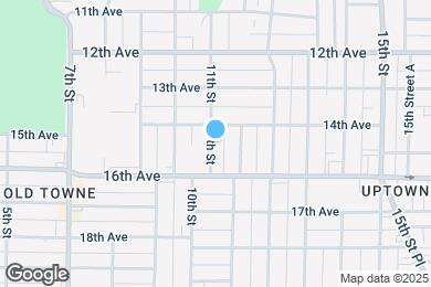 Map image of the property - 1418 11th St