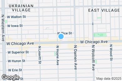 Map image of the property - 2048 W Chicago Ave