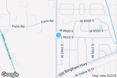 Map image of the property - 3986 W 8660 S