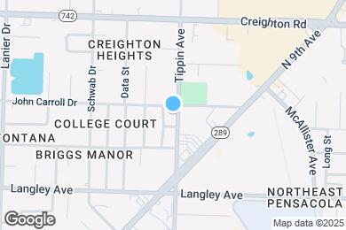 Map image of the property - 6465 Tippin Ave