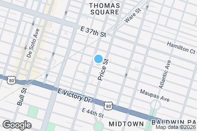 Map image of the property - 408 E 40th St