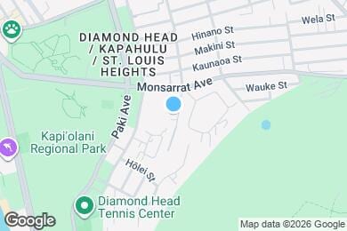 Map image of the property - 3731 Kanaina Ave