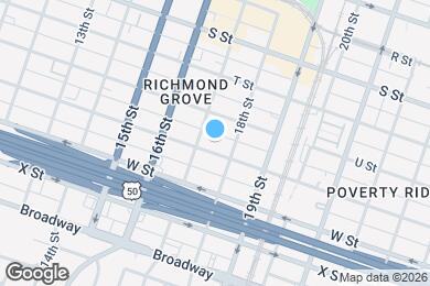 Map image of the property - 1713 1/2 V St