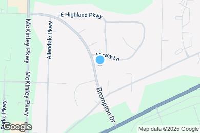 Map image of the property - 4698 Brompton Dr
