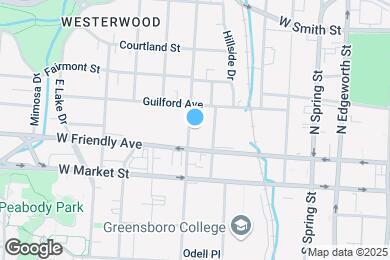 Map image of the property - 206 N Mendenhall St