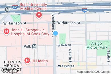 Map image of the property - 727 S Ashland Ave
