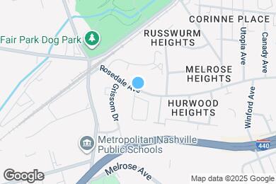 Map image of the property - 553 Rosedale Ave