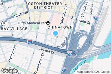 Map image of the property - 213 Harrison Ave