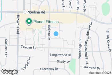 Map image of the property - 608 Bellaire Dr