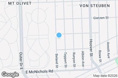 Map image of the property - 17376 Beland St
