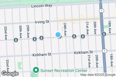 Map image of the property - 1401 25th Ave