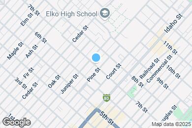 Map image of the property - 701 1/2 Pine Street