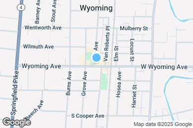 Map image of the property - 500 W Wyoming Ave