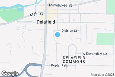 Map image of the property - Delafield Lakes Apartments