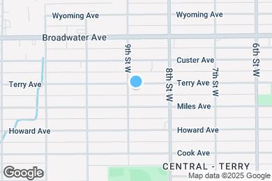Map image of the property - 840 Terry Ave