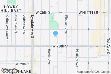 Map image of the property - 2716 Grand Ave S