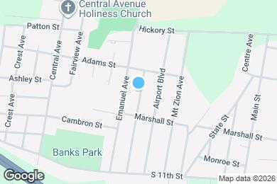 Map image of the property - 1713 Elwyn Ave