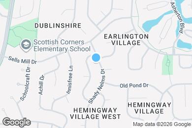 Map image of the property - 7203 Shady Nelms Dr