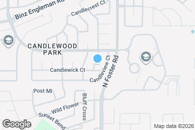 Map image of the property - 2910 Candleside Dr