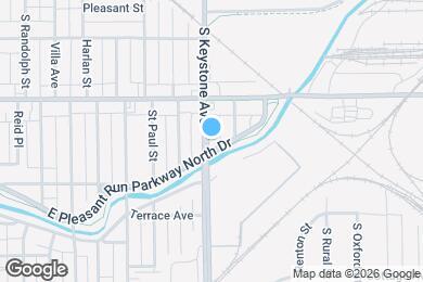 Map image of the property - 1205 S Keystone Ave