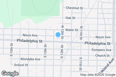 Map image of the property - 1204 Philadelphia St
