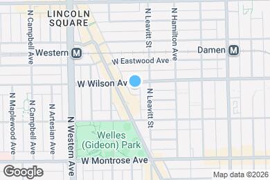 Map image of the property - 2223 W Wilson Ave