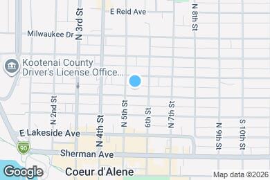 Map image of the property - 511 E Indiana Ave