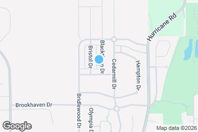 Map image of the property - 2318 Blackthorn Dr