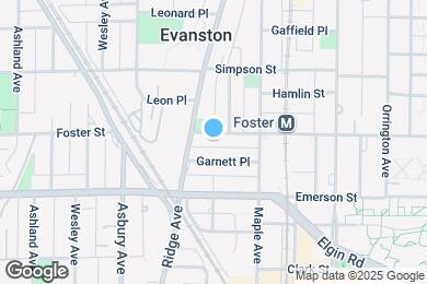 Map image of the property - 1110 Foster St
