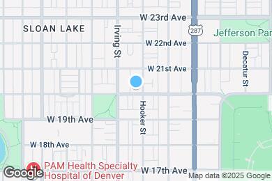 Map image of the property - 3217 W 20th Ave