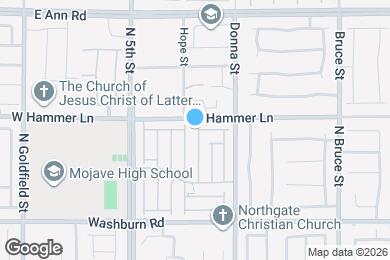 Map image of the property - 5349 N Santa Fe Heights St