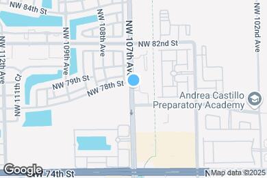 Map image of the property - 7875 NW 107th Ave